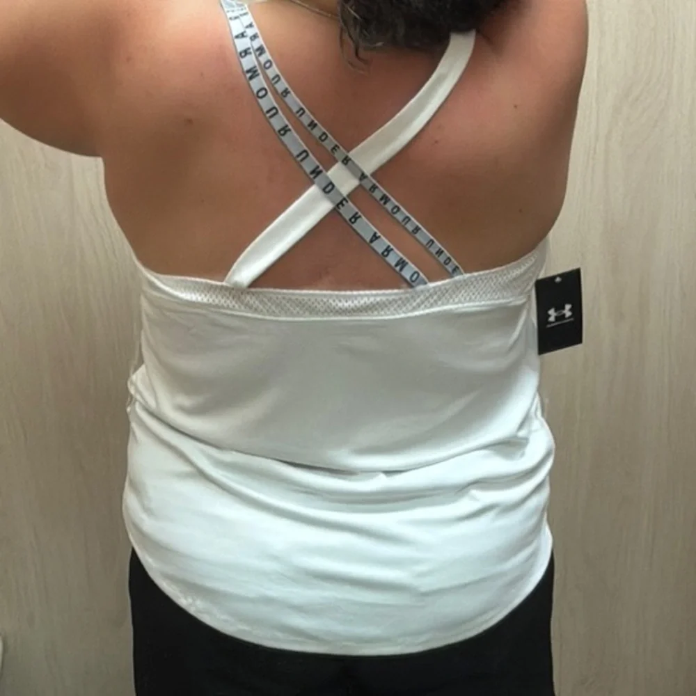 Under Armour Women's White Tank Top - Picture 5 of 5